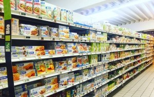Rayon bio d'un supermarché Rayon bio d'un supermarché