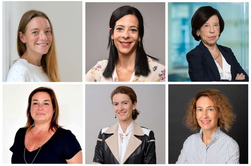 De g. à d. : Marion Chanéac, Maud Minoustchin, Martine Depas, Anne Sorlut-James, Maud Manon, Christelle Salmon-Lataste De g. à d. : Marion Chanéac, Maud Minoustchin, Martine Depas, Anne Sorlut-James, Maud Manon, Christelle Salmon-Lataste