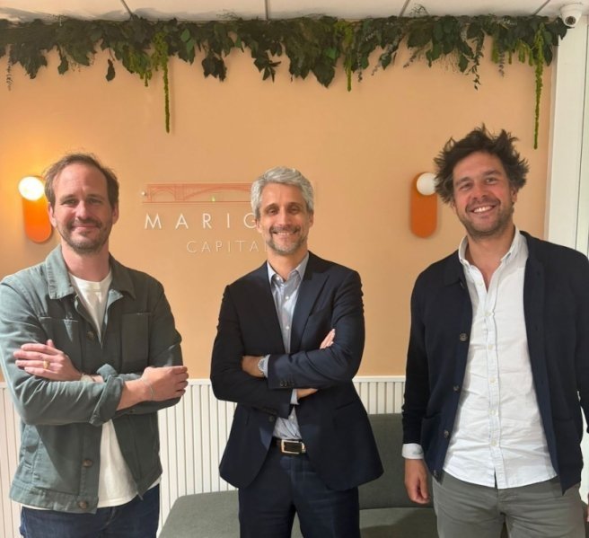 © De g. à dr. : Pierre-Antoine Burgala, Thomas Fonsegrive et Gautier Delabrousse-Mayoux, CEO d'Iroko. © De g. à dr. : Pierre-Antoine Burgala, Thomas Fonsegrive et Gautier Delabrousse-Mayoux, CEO d'Iroko.