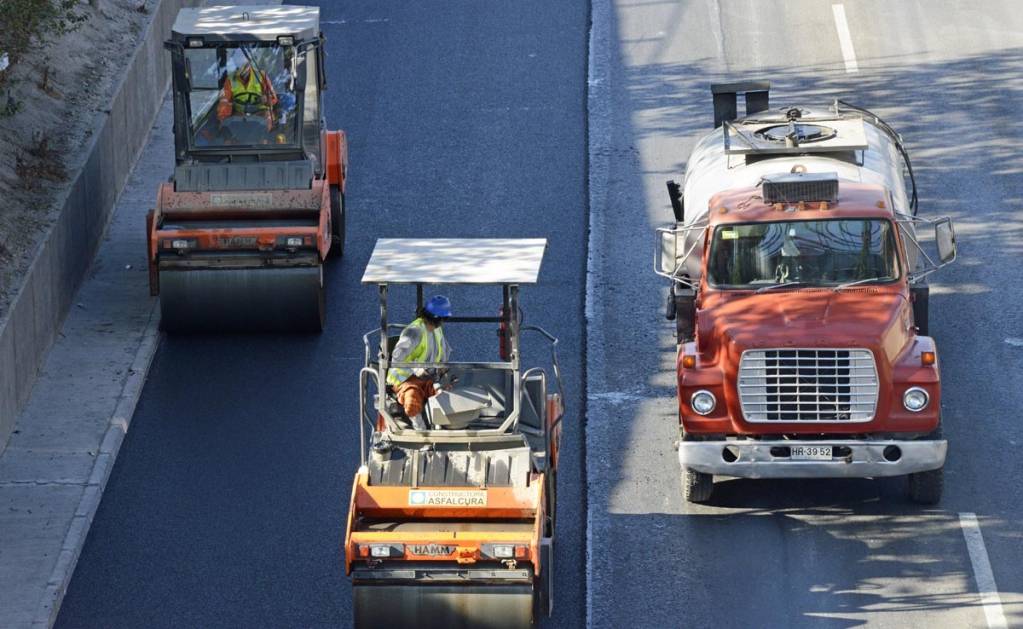 Réfection des chaussées de l'autoroute Central au Chili
