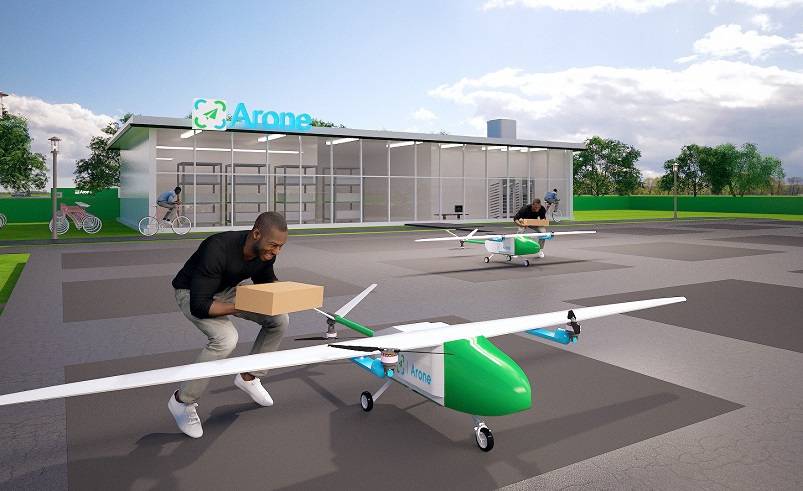Arone, une start-up lagotienne livrant des produits pharmaceutiques et du matériel médical par drones-cargos, bénéficie d'un appui et de l'accompagnement du Conseil Présidentiel pour l'Afrique. - © Arone Arone, une start-up lagotienne livrant des produits pharmaceutiques et du matériel médical par drones-cargos, bénéficie d'un appui et de l'accompagnement du Conseil Présidentiel pour l'Afrique. - © Arone