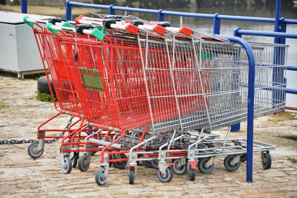 Chariots de supermarché Chariots de supermarché