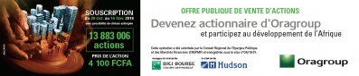 Lancement de l'IPO et de l'OPA d'Oragroup en Côte d'Ivoire - ©orabank.net