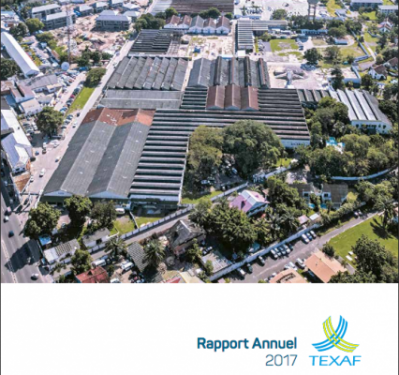 Rapport annuel 2017 Texaf - ©texaf.be