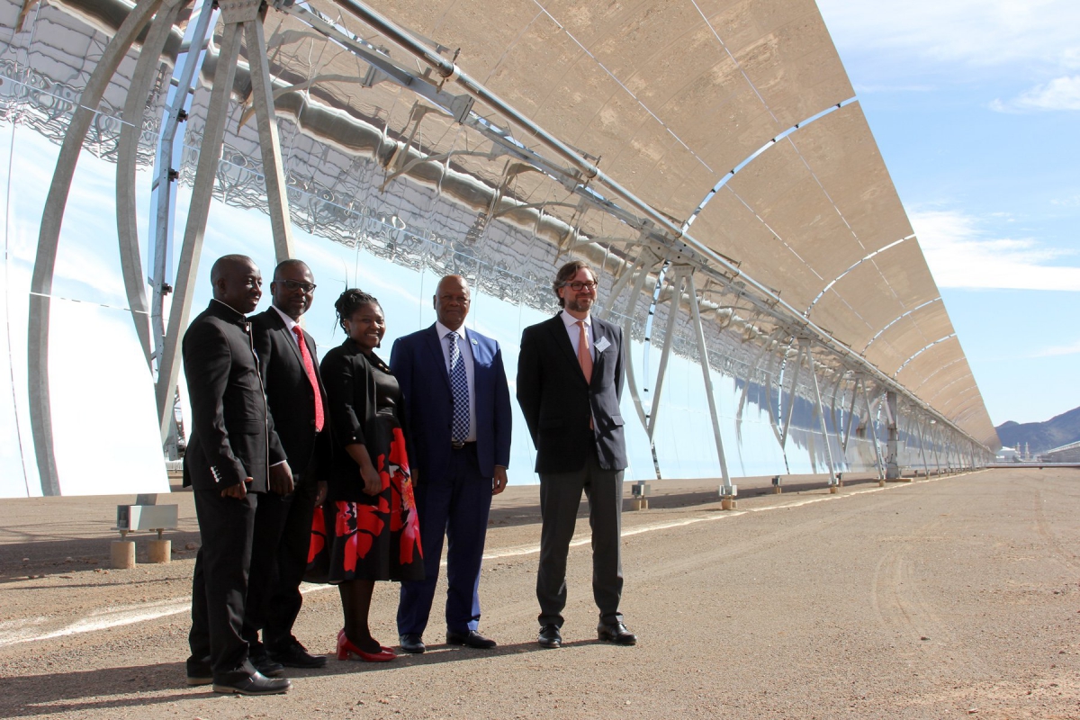 Inauguration en 2018 de la centrale Xina Solar One en Afrique du Sud, par Abengoa et ses partenaires. - © Xina Solar One