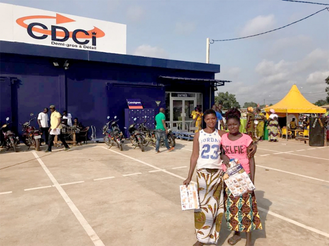 Enseigne CDCI demi-gros et détail en Côte d'Ivoire - © Compagnie de distribution de Côte d’Ivoire