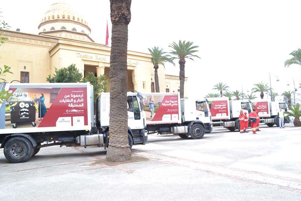 Camions Derichebourg au Maroc - © Derichebourg