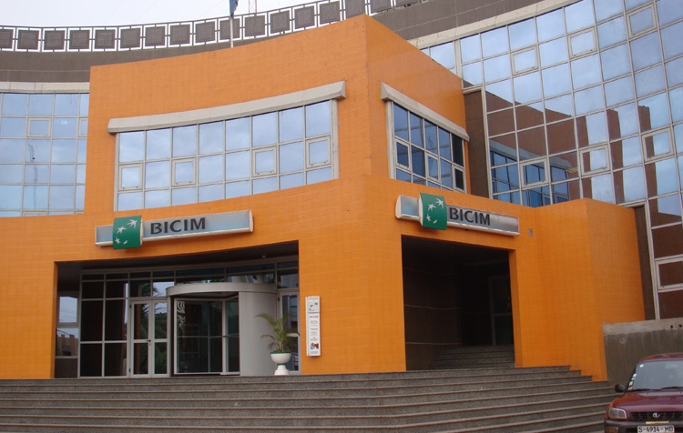 Façade de la Banque Internationale pour le Commerce et l’Industrie au Mali (BICIM) à Bamako - BICIM