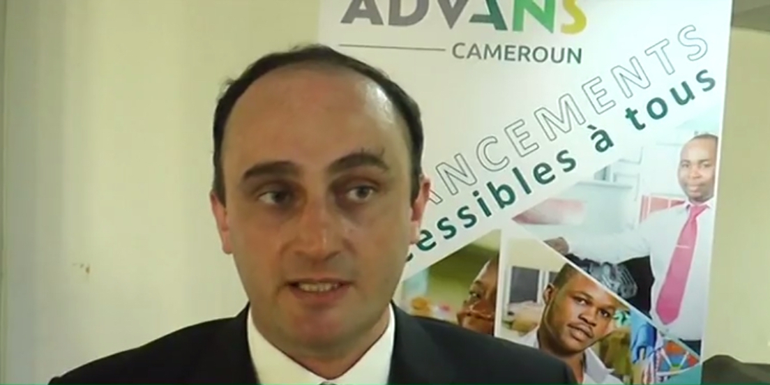 Présentation du nouveau logo Advans Cameroun par son DG Julien Mahe - Advans Cameroun