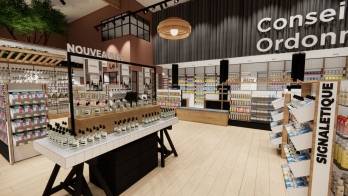 © Cubik Agenceur, Pharmacie de l'Herbasse © Cubik Agenceur, Pharmacie de l'Herbasse