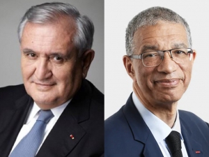 Jean-Pierre Raffarin et Lionel Zinsou, Eurazeo Jean-Pierre Raffarin et Lionel Zinsou, Eurazeo
